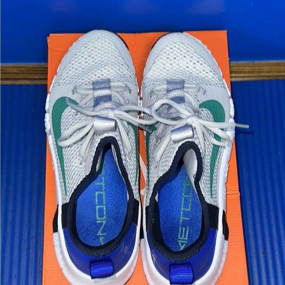 NEW Nike Free Metcon 3 Grey Fog Blue Green CJ0861-043 Men's Size 11 Shoes - Picture 7 of 8